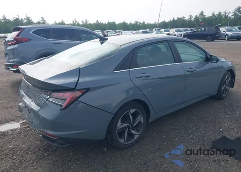 2021 Hyundai Elantra Hybrid Limited from USA, damaged, VIN KMHLN4AJ6MU003928